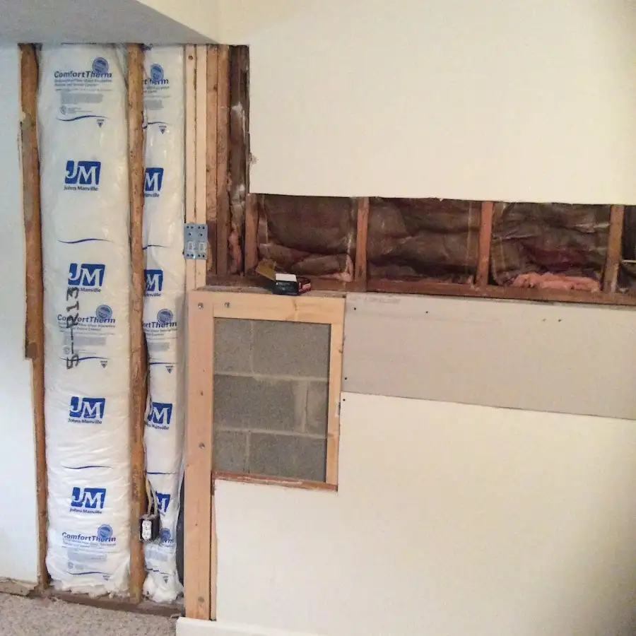 Wall insulation replacement during Structural Drying in Pike Road